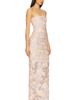 ROTATE ROTATE Flower Mesh Tube Dress - 2