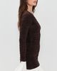 ROTATE ROTATE Mini Ruched Long Sleeve Dress Chicory Coffee Comb - 4