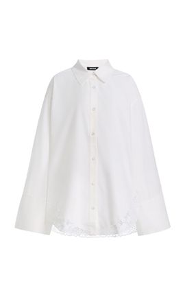 ROTATE ROTATE Oversized Cotton Shirt