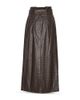 Rotate Rotate Paperbag Waist Midi Skirt - 1