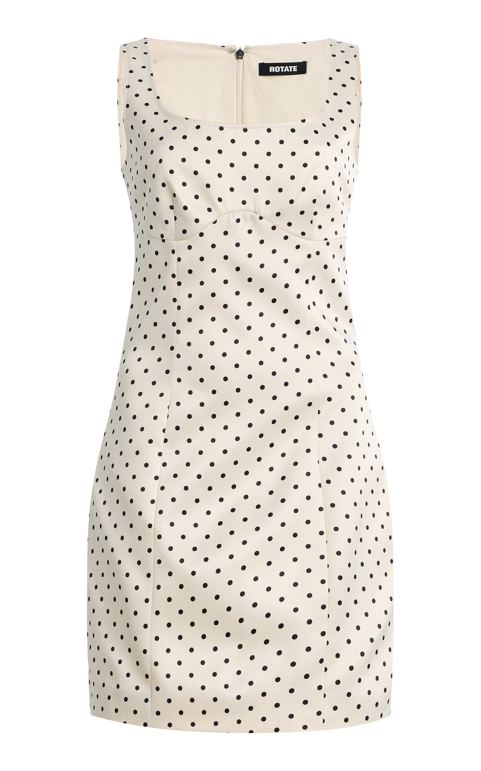 ROTATE ROTATE PolkaDot Satin Mini Dress