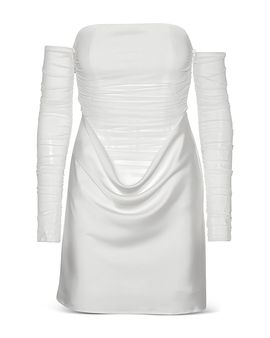 Rotate Rotate Ruched Mini Dress
