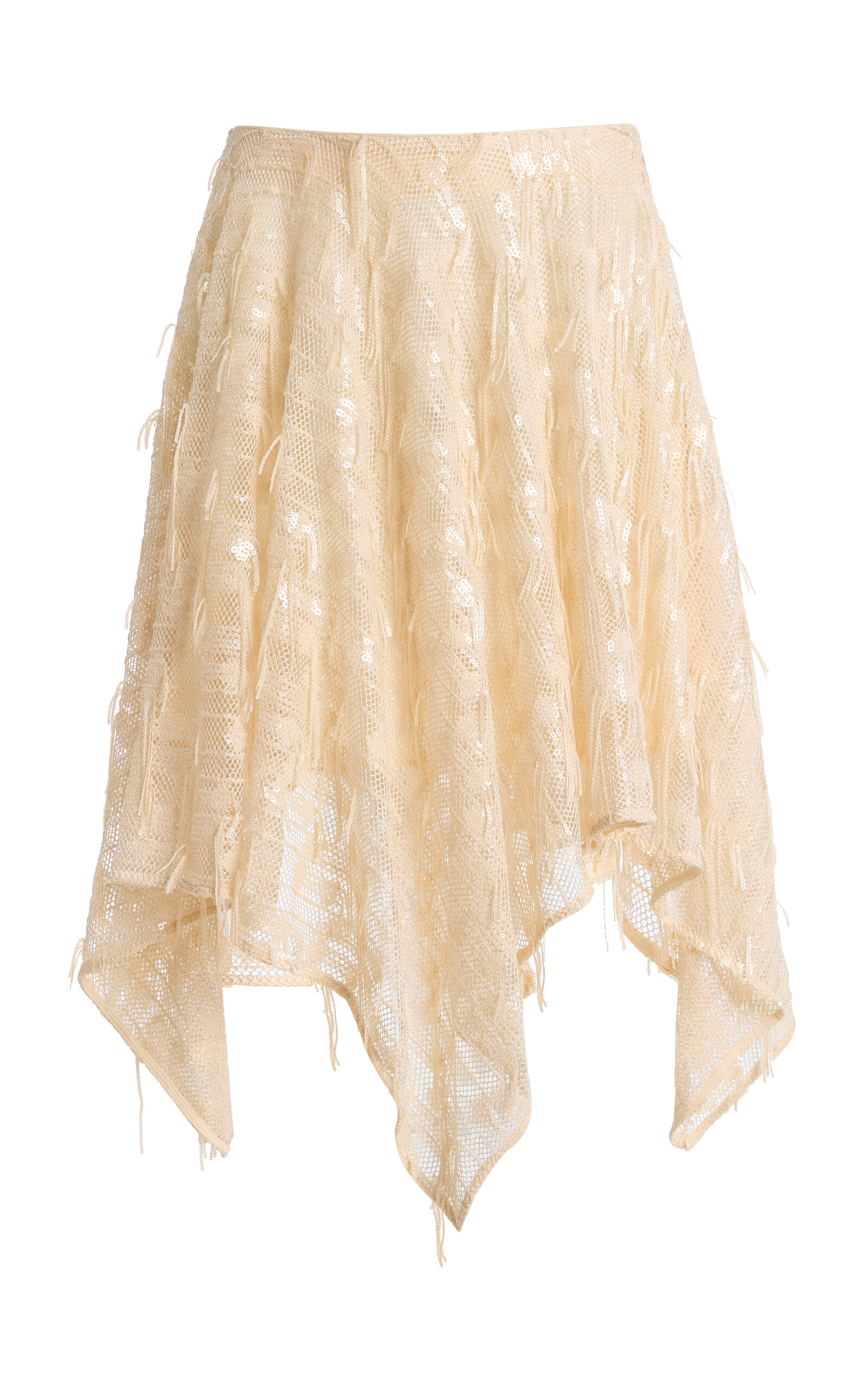 ROTATE ROTATE Sequined Midi Handkerchief Skirt