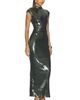 ROTATE ROTATE Sequins Maxi Train Dress - 2