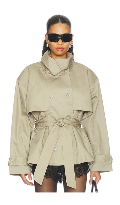 ROTATE ROTATE Short Trench Coat