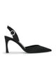 ROTATE ROTATE Slingback High Heel Satin Pump - 1