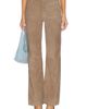 ROTATE ROTATE Straight Suede Pants - 1