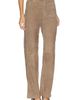 ROTATE ROTATE Straight Suede Pants - 2