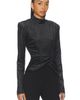 ROTATE ROTATE Velvet Draped Top - 2