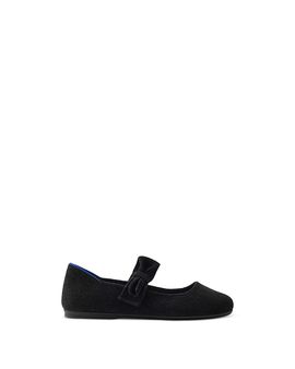 Rothy's Rothy's Girls' ReVelvet Tux Bow Mary Jane Flats Toddler, Little Kid