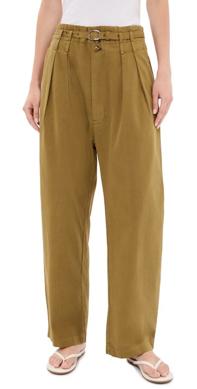 ROUCHA ROUCHA Keaton Cotton Twill Pants Oro