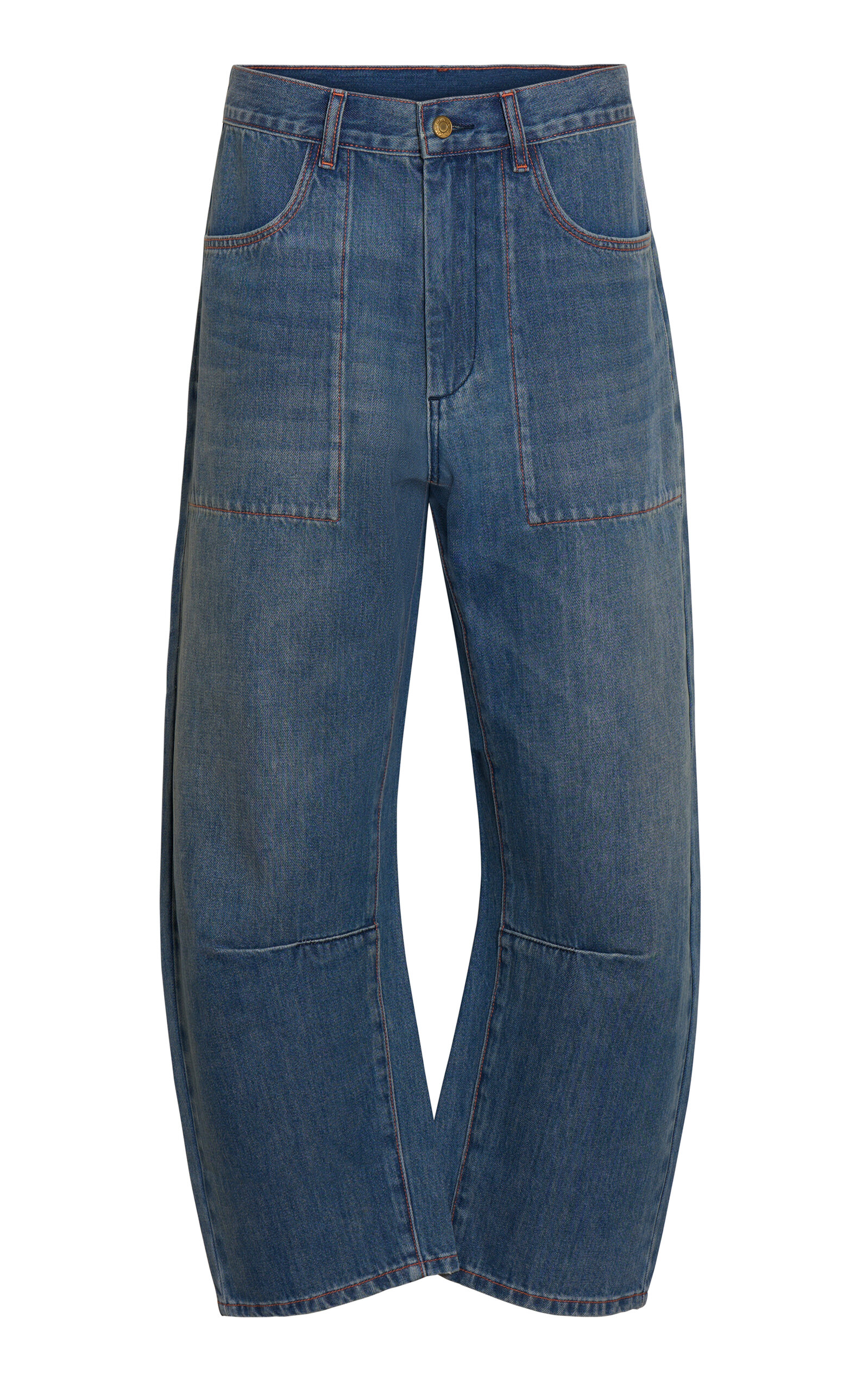 Roucha Roucha Pye HighRise BarrelLeg Jeans