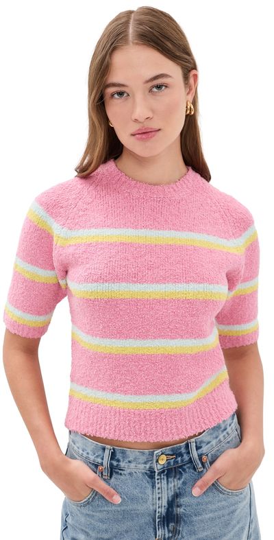 ROUCHA ROUCHA Scobel Fluffy Sweater Pink Sky