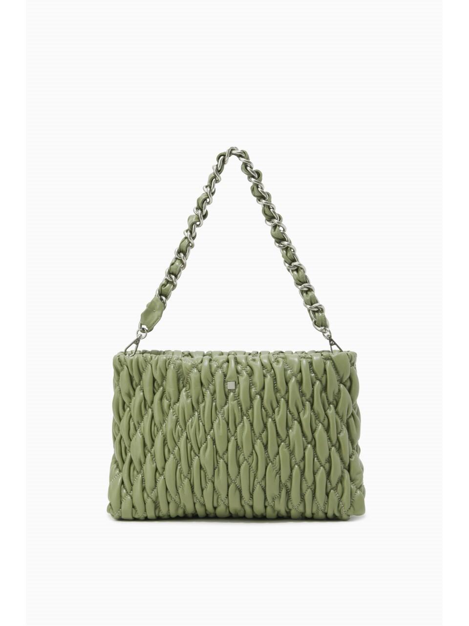 ROUGE & LOUNGE Diamond Quilted Leather Shoulder Bag (RA2E9ABG782WON)