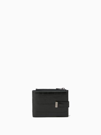 ROUGE & LOUNGE Embossed Texture Bifold Wallet