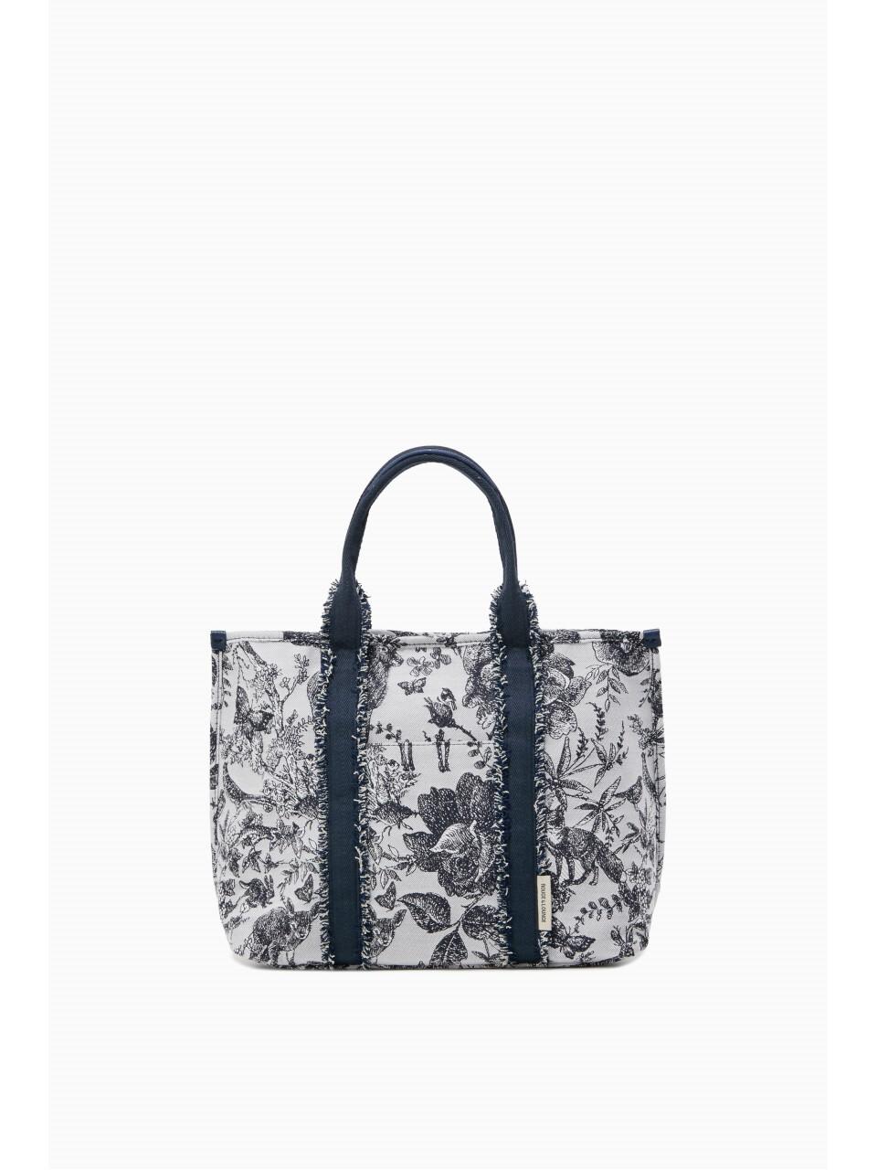 ROUGE & LOUNGE Floral Jacquard Water-Repellent Tote Bag (RA2F3ABG671WIV)