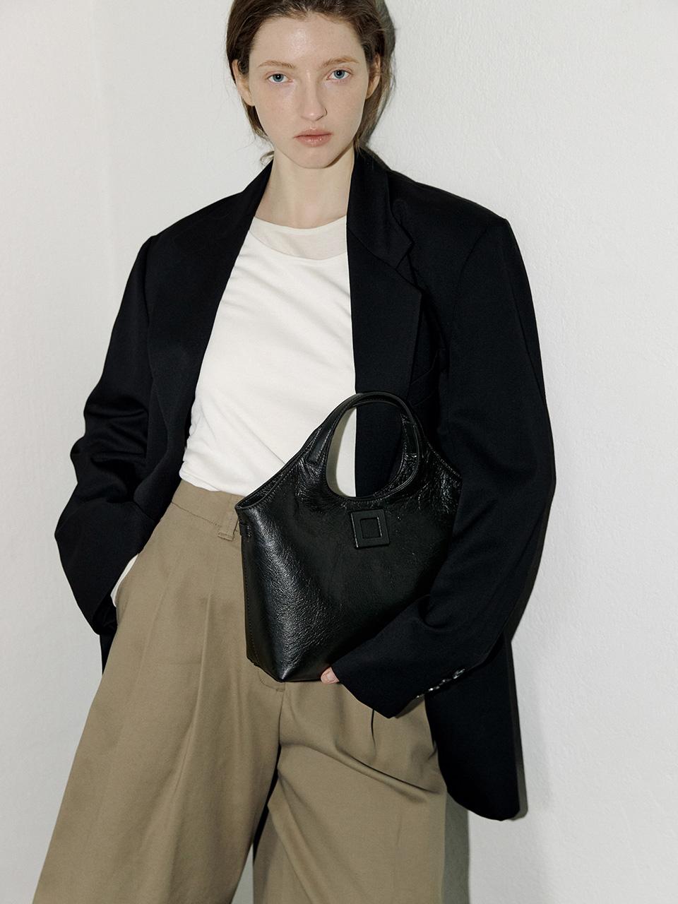 ROUGE & LOUNGE Goat Vintage Leather Practical Tote Bag