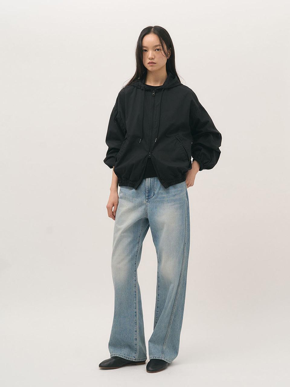 rough side White Label Breeze Jumper Crow Casual Jacket