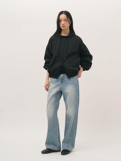 rough side White Label Breeze Jumper Crow Casual Jacket