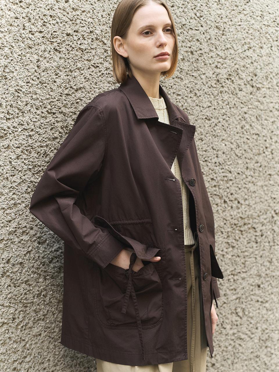 rough side White Label Valley Jacket [Maroon]