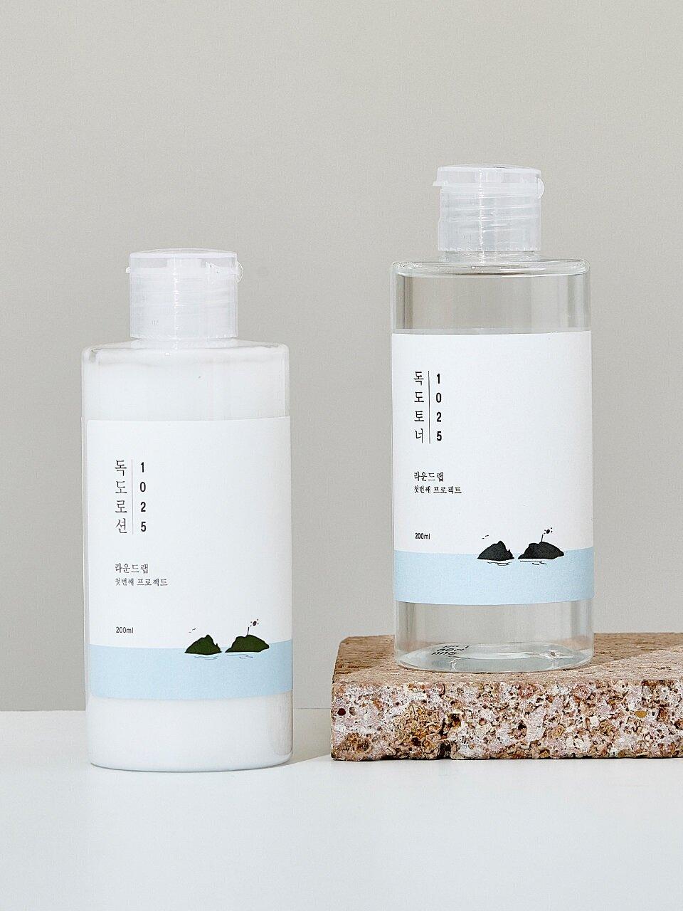 ROUND LAB 1025 Dokdo Toner 200ml + Dokdo Lotion 200ml