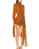 Rowen Rose Rowen Rose Bow Neck Mini Dress - 2