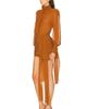 Rowen Rose Rowen Rose Bow Neck Mini Dress - 3