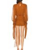 Rowen Rose Rowen Rose Bow Neck Mini Dress - 4
