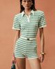 Rowen Rose Rowen Rose for FWRD Short Sleeve Romper - 1