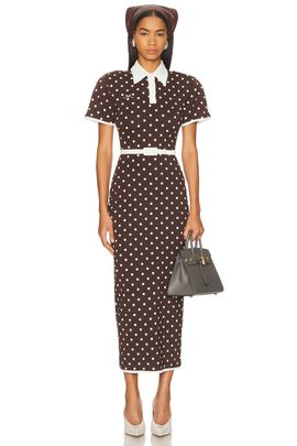 Rowen Rose Rowen Rose Polo Midi Dress