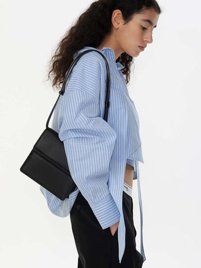 ROWH Inconnu Small Shoulder Flap Bag_Black