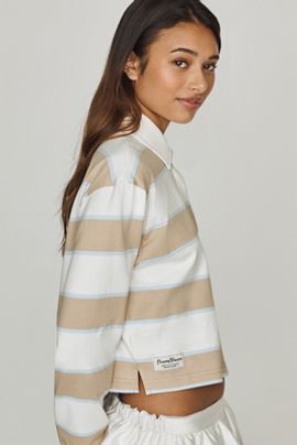 Rowing Blazers Cropped Rugby Pullover Top