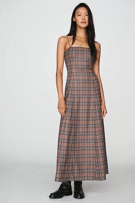 Rowing Blazers Plaid Midi Dress