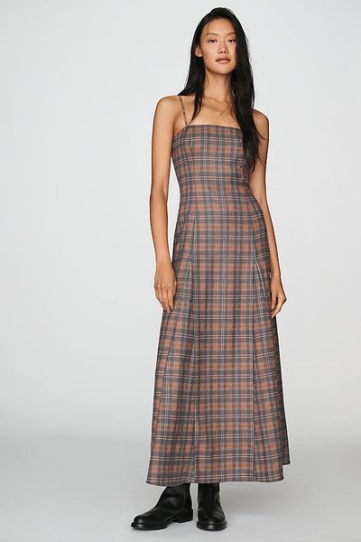 Rowing Blazers Plaid Midi Dress