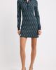 ROWING BLAZERS ROWING BLAZERS Argyle Long Sleeve Minidress - 1