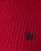 Rowing Blazers Rowing Blazers Cotton Blend Cable Crewneck Sweater Red - 6