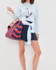 Rowing Blazers Rowing Blazers Cotton Sailboat Striped Sweater Light Blue White Stripe - 5