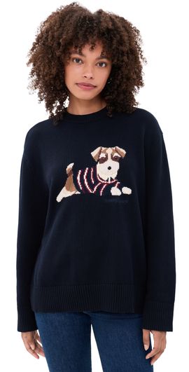 Rowing Blazers Rowing Blazers Cotton Terrier Dog Sweater NAVY