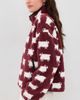 Rowing Blazers Rowing Blazers Cropped Sheep Sherpa Burgundy - 4