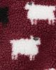 Rowing Blazers Rowing Blazers Cropped Sheep Sherpa Burgundy - 6