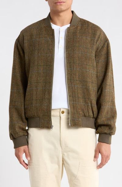 ROWING BLAZERS ROWING BLAZERS Damian Wool Plaid Bomber Jacket