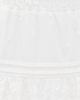 Rowing Blazers Rowing Blazers Eyelet Tiered Skirt White - 6