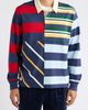 ROWING BLAZERS ROWING BLAZERS Harrison Pieced Stripe Rugby Shirt - 1