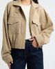 ROWING BLAZERS ROWING BLAZERS Herringbone Funnel Neck Wool Blend Jacket - 1