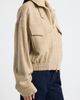 ROWING BLAZERS ROWING BLAZERS Herringbone Funnel Neck Wool Blend Jacket - 3