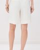 Rowing Blazers Rowing Blazers Linen Tencel Blend Bermuda Trousers White - 3