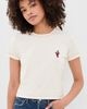 Rowing Blazers Rowing Blazers Lobster Embroidery Graphic Tee Cream - 2