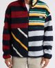 ROWING BLAZERS ROWING BLAZERS Mixed Stripe High Pile Fleece Jacket - 4