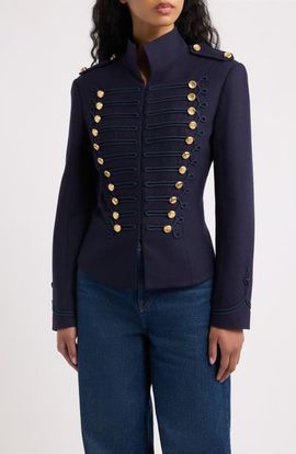 ROWING BLAZERS ROWING BLAZERS Napoleon Military Wool Blend Jacket