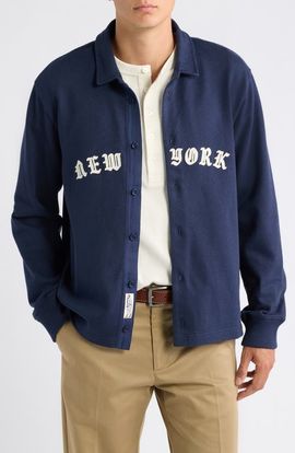 ROWING BLAZERS ROWING BLAZERS New York Richie Rugby Long Sleeve Button Up Shirt